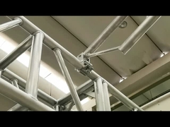 Fácil monte la cabina al aire libre de la feria profesional del braguero de aluminio de la espita