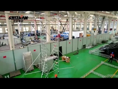 Tipo de iluminación ligero andamio del perno del braguero del cuadrado de la iluminación de la etapa