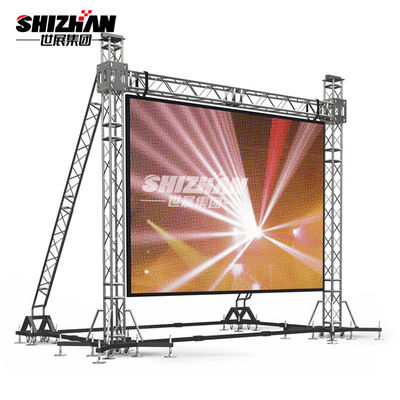 Aluminum Stage Arch Lighting Truss Display Black Or Customized Aluminum Alloy 6082-T6/6061-T6
