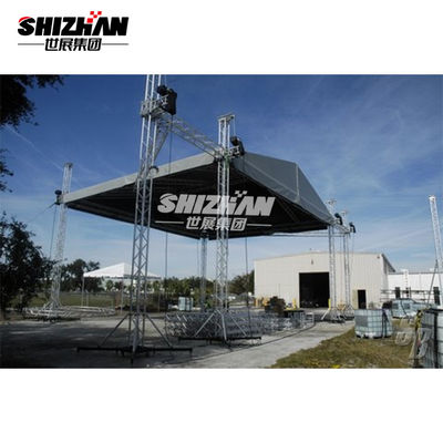 Flat Aluminium Alloy Truss Wedding Event Stage Truss Lighting Box Truss