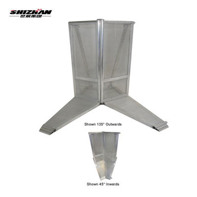 Construction Police Aluminum Safety Barrier Car Park Road Barricade