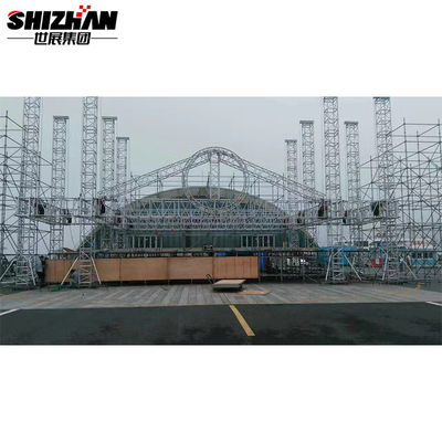 Outdoor Stage Lighting Aluminum Top Roof Line Array Truss Display System