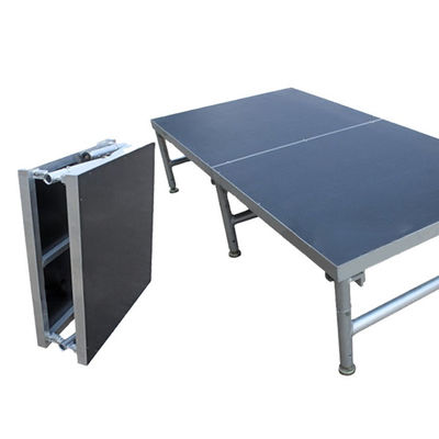 Flower Shine White Portable Outdoor Stage Platforms Aluminum Foldable