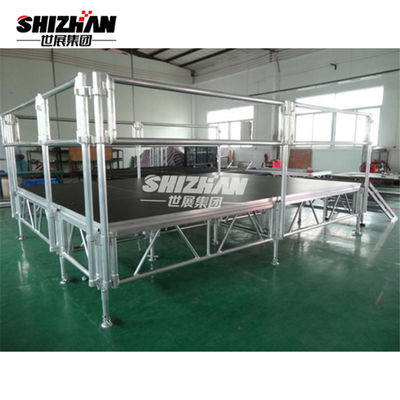 Mobile Adjustable Aluminum Stage Platforms For Outdoor Concert
