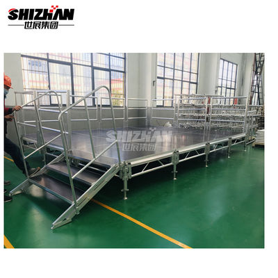 Aluminum Mobile Concert Stage 4feet*4feet Alloy Wedding Stage Exhibition