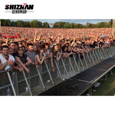 Outdoor Event Concert Crowd Control Barriers ISO TUV Certified 1.5m