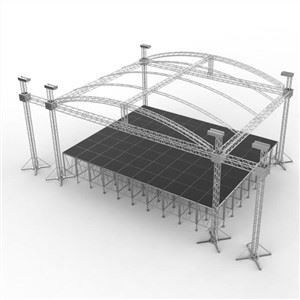 Design Plate Frame Aluminum Bolt Truss Electric Galvanized 300x300mm