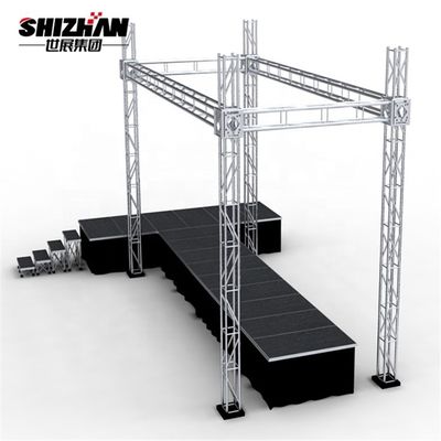Customized Aluminum Square Exihibition Lighting Truss Frame Structure For Event