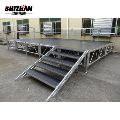 Aluminum Mobile Concert Stage 4feet*4feet Alloy Wedding Stage Exhibition