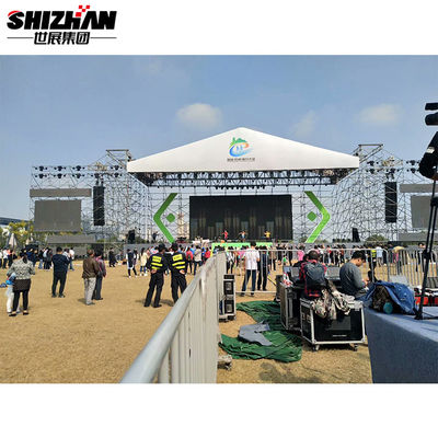 Outdoor Stage Lighting Aluminum Top Roof Line Array Truss Display System