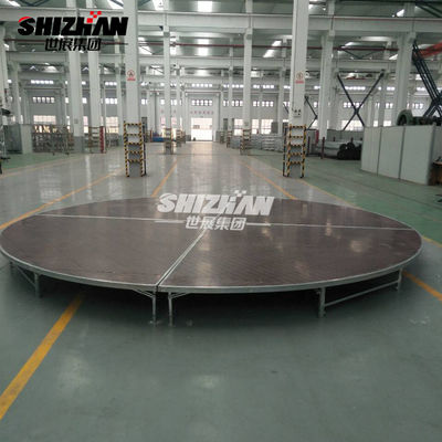 Flower Shine White Portable Outdoor Stage Platforms Aluminum Foldable
