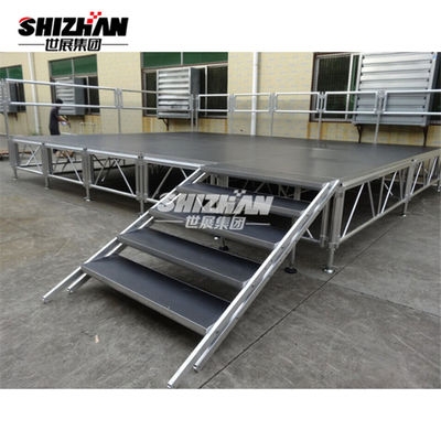 Mobile Adjustable Aluminum Stage Platforms For Outdoor Concert
